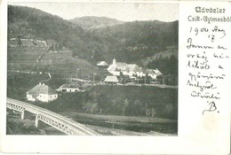 T2 1900 Csíkgyimes, Gyimes, Ghimes; Vasúti Híd / Railway Viaduct - Unclassified