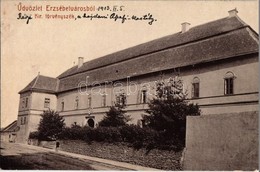 T2 1913 Erzsébetváros, Dumbraveni; Királyi Törvényszék W.L. 1834. / Court - Non Classés