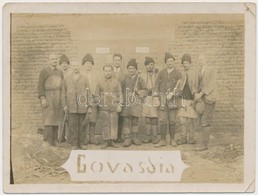 * ~1905 Govasdia, Govajdia; Bányászok Csoportképe / Miners - 2 Db Régi Fotó / 2 Photos - Non Classés