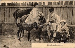 T2 1912 Hátszeg, Wallenthal, Hateg; Pihenő Román Csoport. Adler Fényirda 1910. / Romanian Folklore - Non Classés