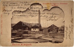 T2/T3 1913 Máramarossziget, Sighetu Marmatiei; Glasner és Schulcz Fűrésztelepe / Sawmill. Art Nouveau - Unclassified