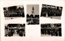 T1/T2 1940 Margitta, Marghita; Országzászló Avatási ünnepség A Bevonuláskor. Sass Béla Felvétele / Hungarian Flag Inaugu - Non Classés