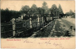 T2 1901 Marilla, Marila; Erdész Lak A Puskás-hegyen 'Marilla Mellett'. Gross Gyula Tulajdona / Forestry House - Non Classés