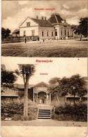 T2/T3 1906 Marosújvár, Ocna Mures; Uszoda, Kincstári Vendéglő. Grünn Géza Kiadása / Swimming Pool, Restaurant (EK) - Unclassified