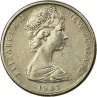 Monnaie, Nouvelle-Zélande, Elizabeth II, 5 Cents, 1982, TTB, Copper-nickel - Neuseeland