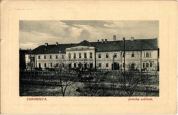 T2/T3 1911 Zsombolya, Hatzfeld, Jimbolia; Jemelka Ferencz Szálloda és Vendégfogadó. W.L. Bp. 6642. / Hotel And Restauran - Non Classés