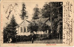 T2/T3 1906 Bártfafürdő, Bardejovské Kúpele, Bártfa, Bardiov; Pihenő Villa. Divald Adolf 175. / Villa (EK) - Ohne Zuordnung