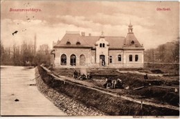 T2/T3 1912 Besztercebánya, Banská Bystrica; Gőzfürdő (közfürdő), Halászok Sütés Közben A Garam Partján. Walther Adolf és - Non Classés