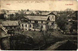 * T2/T3 1911 Csízfürdő, Kúpele Cíz; Látkép, Fürdő, Igazgatóság és Gyógyterem / General View With Spa's Directorate (EK) - Non Classés