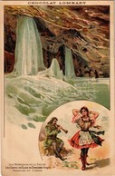 ** T2 Dobsina, Dobschau; Les Gaves De Glace / Jégbarlang, Folklór, Csárdás Tánc. Francia Csokoládé Reklám / Ice Cave, Hu - Ohne Zuordnung