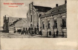 T2/T3 1910 Dunaszerdahely, Dunajská Streda; Széchenyi Utca, Zsinagóga. Goldstein Józsua Kiadása / Street View With Synag - Unclassified