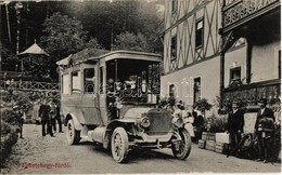 T2 1912 Feketehegyfürdő, Merény, Nálepkovo; Autóbusz Megállóhely / Autobus Station - Zonder Classificatie