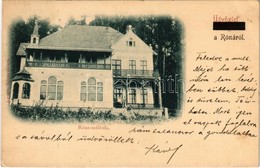 T2 1902 Felsőróna, Horná Roven (Selmecbánya, Banská Stiavnica); Róza Szálló. Joerges / Hotel - Zonder Classificatie