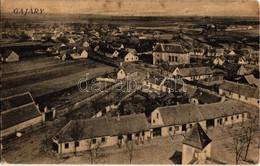 T2/T3 1919 Gajar, Gajary, Gayring; Látkép Zsinagógával / General View With Synagogue + 'Csl. Pesí Pluk C. 108. 7. Polní' - Unclassified