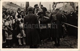 T2 1938 Galánta, Galanta; Bevonulás, Országzászló Avatás  / Entry Of The Hungarian Troops, Hungarian Flag Inauguration - Unclassified