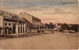 T2/T3 Galgóc, Frasták, Hlohovec; Utcakép, Wertheimer Ignácz üzlete / Street View With Shop  (EK) - Non Classés