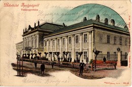 T2/T3 1902 Ipolyság, Sahy; Vármegyeháza. Kanyó A. Utóda Kiadása / County Hall (EK) - Unclassified