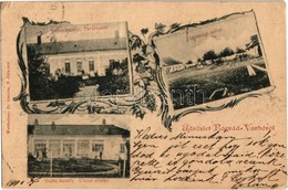 * T3 1901 Ipolyvarbó, Nógrád-Varbó, Vrbovka; Szabó Kastély Parkja és Gazdasági Udvara / Castle's Park And Farmyards. Art - Zonder Classificatie