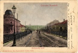 T2/T3 1905 Kassa, Kosice; Klobusiczky Utca, Orbán A.M. üzlete. Breitner Mór Kiadása / Street View, Shop (EK) - Non Classés