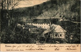 T2 1905 Kassa, Kosice; Papírmalom. László Béla Kiadása / Paper Mill, Factory - Unclassified