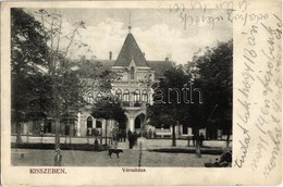 T2/T3 Kisszeben, Zeben, Sabinov; Városháza. Stehr Gusztáv Kiadása / Town Hall - Ohne Zuordnung