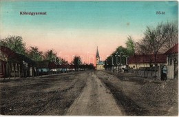 * T2 Kőhídgyarmat, Kamenné Darmoty, Kamenny Most; Fő Utca, Templom / Main Street With Church - Ohne Zuordnung