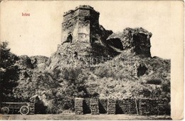 * T3 1915 Léva, Levice; Várrom, Fahasábok Felhalmozva / Castle Ruins, Blocks Of Wood, Logs Piled Up (r) - Unclassified