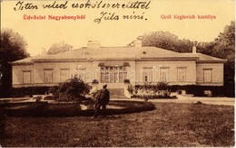 T2 1908 Nagyabony, Nemesabony, Velky Abon, Velké Blahovo; Gróf Keglevich Kastély. W.L. 306.  / Castle - Zonder Classificatie