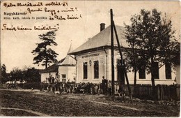 T3 1916 Nagykázmér, Velky Kazimír (Kázmér); Római Katolikus Iskola és Parókia / School And Rectory (fa) - Zonder Classificatie