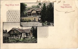 T2/T3 1906 Nagyrőce, Gross-Rauschenbach, Velká Revúca; Fürdő. Lévai Izsó Kiadása / Spa. Art Nouveau (EK) - Non Classés