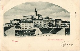 T1/T2 1901 Nyitra, Nitra; Felsővárosi Szeminárium / Theological School - Zonder Classificatie