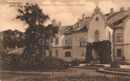 T2/T3 1911 Őrmező, Strázske; Gróf Széchenyi László Kastélya. Hossza Gyula Kiadása / Castle (EK) - Unclassified