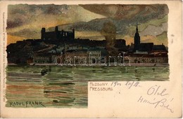 T2 1901 Pozsony, Pressburg, Bratislava; Vár / Castle. Kuenstlerpostkarte No. 2565. Von Ottmar Zieher Litho S: Raoul Fran - Non Classés