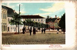 * T2/T3 Pozsony, Pressburg, Bratislava; Nagy Lajos Tér / König Ludwig Platz / Square (EB) - Non Classés