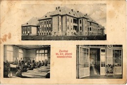 T2/T3 1916 Zsolna, Sillein, Zilina; M. Kir. állami Szemkórház, Belső. Wykopal János Felvétele / Eye Hospital, Interior ( - Zonder Classificatie