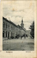 * T2/T3 1916 Beregszász, Berehove; Kálvin Tér, Piaci árusok, Engel Jenő Könyvnyomdája, Bútorraktár / Square, Market Vend - Non Classés