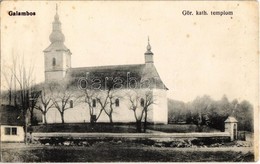 ** T2/T3 Galambos, Holubina, Holubyne (Szolyva); Görög Katolikus Templom. Divald / Greek Catholic Church  (EK) - Ohne Zuordnung