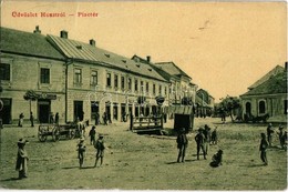 T3 1912 Huszt, Chust, Khust; Piac Tér, Kahan Dávidné Dohány, Szivar és Nagytőzsde. Ausländer Ignác Kiadása 1914. / Marke - Ohne Zuordnung