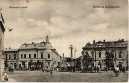 T2 1913 Munkács, Mukacheve, Mukacevo; Hirtenstein Palota, Tér, Piac. Bertsik Emil Kiadása / Square, Palace, Market - Ohne Zuordnung