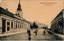 T2/T3 Nagyszőlős, Nagyszőllős, Vynohradiv (Vinohragyiv), Sevlus; Verbőczy Utca, Ábrahám Szeréna üzlete. Rochlitz Géza  K - Non Classés