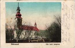 T2/T3 1915 Ökörmező, Volove Polje, Mizhhirya, Boureni; Görög Katolikus Templom / Greek Catholic Church  + K.u.K. Feldpos - Non Classés