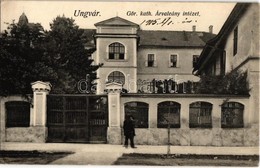 T2/T3 1915 Ungvár, Uzshorod, Uzhorod; Görögkatolikus Árvaleány Intézet, árvaház. Kiadja Völgyi József / Greek Catholic O - Non Classés