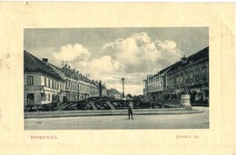 T2/T3 Kapronca, Kopreinitz, Koprivnica; Jelacicev Trg / Jelasics Tér, Breitner üzlete. W. L. Bp. 7191. / Square, Shops ( - Non Classés