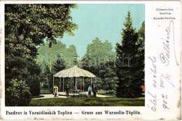 T2 1902 Varasdfürdő, Warasdin-Töplitz, Varazdinske Toplice; Kínai Pavilon / Chinesischer Pavillon / Kinezki Pavilon / Ch - Non Classés