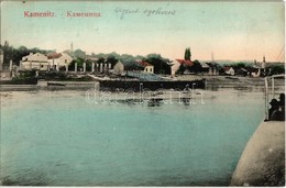 T1/T2 1910 Kamanc, Kamenitz, Sremska Kamenice (Újvidék, Novi Sad); Duna Part / Dunaj Riverside - Non Classés