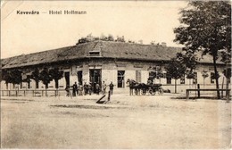 ** T2/T3 Kevevára, Temeskubin, Kovin; Hoffmann Szálloda, Lovaskocsi. Zsivánovics P. és Fia Kiadása / Hotel, Horse Cart ( - Ohne Zuordnung