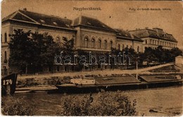 T2/T3 1919 Nagybecskerek, Zrenjanin, Veliki Beckerek; Polgári és Felső Kereskedelmi Iskola, Uszály / Schools, Barge (EK) - Unclassified