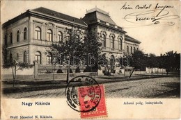 T2/T3 1905 Nagykikinda, Kikinda; Állami Polgári Leányiskola. Wolf Józsefné Kiadása / Girl School. TCV Card (EK) - Unclassified