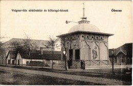 * T2 Óbecse, Stari Becej; Veigner-féle Sírkőraktár és Kőfaragó Kioszk / Grabsteinlager Und Steinschnitzerei-Kiosk / Tomb - Non Classés