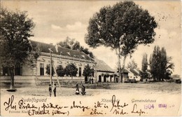 T2/T3 1904 Rezsőháza, Rudolfsgnad, Knicanin; Községháza / Gemeindehaus / Town Hall (EK) - Non Classés
